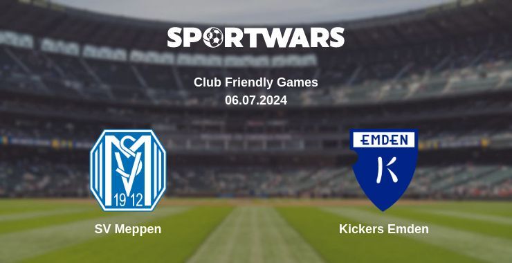 SV Meppen — Kickers Emden дивитись онлайн безкоштовно 06.07.2024