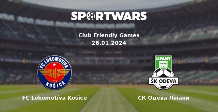 FC Lokomotíva Košice — СК Одева Ліпани дивитись онлайн безкоштовно 26.01.2024