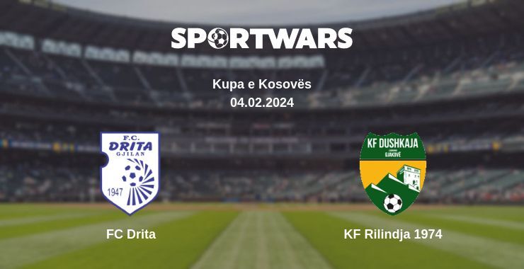 FC Drita — KF Rilindja 1974 дивитись онлайн безкоштовно 04.02.2024