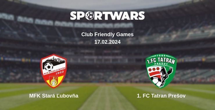 MFK Stará Ľubovňa — 1. FC Tatran Prešov дивитись онлайн безкоштовно 17.02.2024