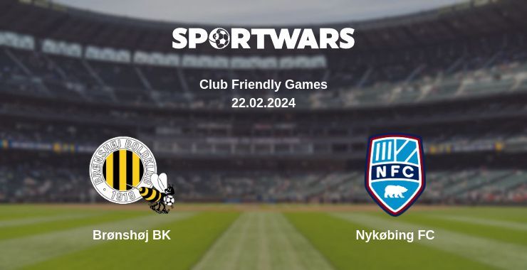 Brønshøj BK — Nykøbing FC дивитись онлайн безкоштовно 22.02.2024