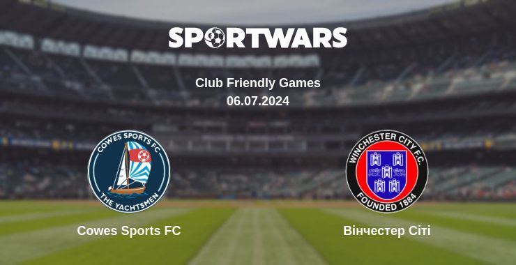 Cowes Sports FC — Вінчестер Сіті дивитись онлайн безкоштовно 06.07.2024