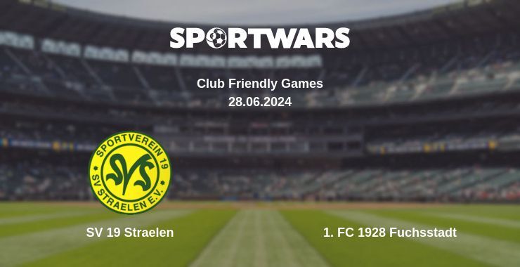 SV 19 Straelen — 1. FC 1928 Fuchsstadt дивитись онлайн безкоштовно 28.06.2024