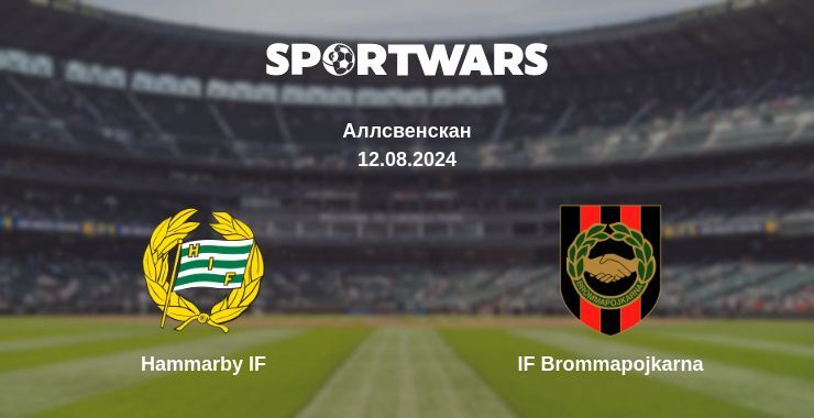 Hammarby IF — IF Brommapojkarna дивитись онлайн безкоштовно 12.08.2024