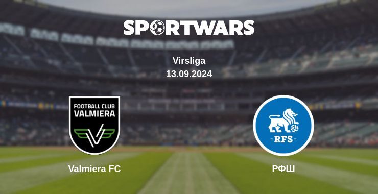 Результат матчу Valmiera FC — РФШ, 13.09.2024