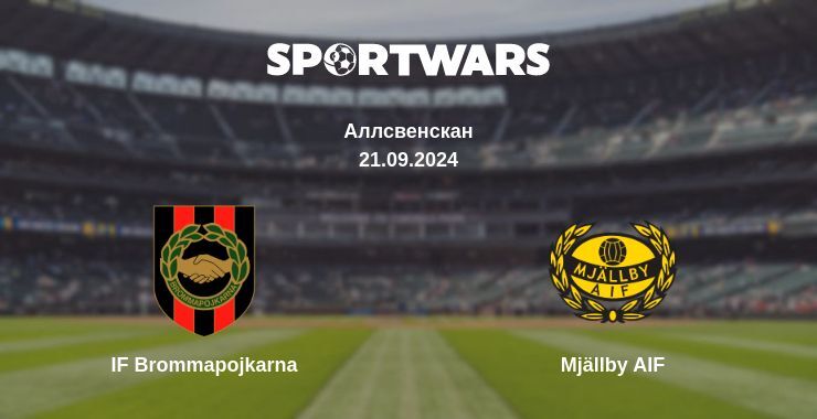 IF Brommapojkarna — Mjällby AIF дивитись онлайн безкоштовно 21.09.2024