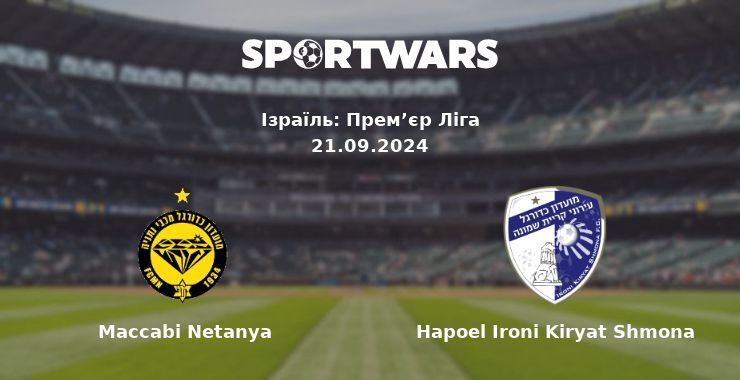 Maccabi Netanya - Hapoel Ironi Kiryat Shmona, де дивитися онлайн трансляцію