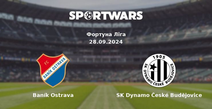 Baník Ostrava - SK Dynamo České Budějovice, де дивитися онлайн трансляцію