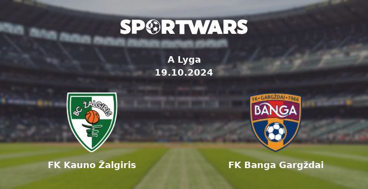 FK Kauno Žalgiris — FK Banga Gargždai дивитись онлайн безкоштовно 19.10.2024