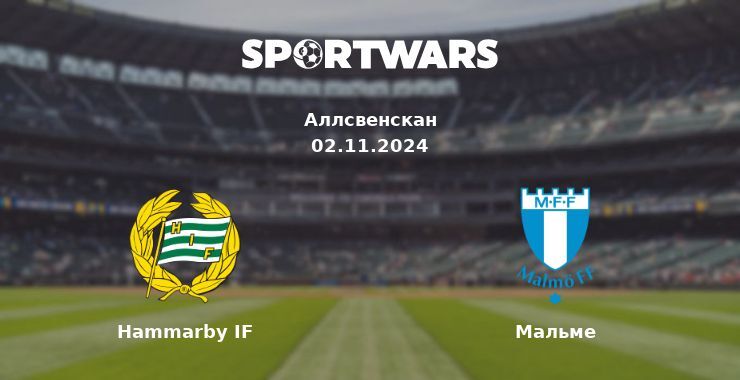 Hammarby IF — Мальме дивитись онлайн безкоштовно 02.11.2024