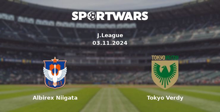 Albirex Niigata — Tokyo Verdy дивитись онлайн безкоштовно 03.11.2024