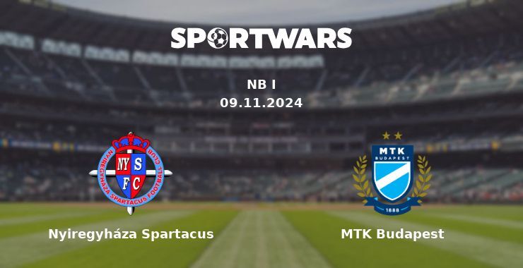 Nyiregyháza Spartacus — MTK Budapest дивитись онлайн безкоштовно 08.11.2024