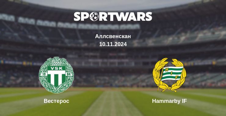 Вестерос — Hammarby IF дивитись онлайн безкоштовно 10.11.2024