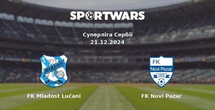 FK Mladost Lučani — FK Novi Pazar дивитись онлайн безкоштовно 21.12.2024