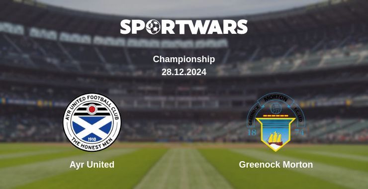 Ayr United — Greenock Morton дивитись онлайн пряму трансляцію, 28.12.2024