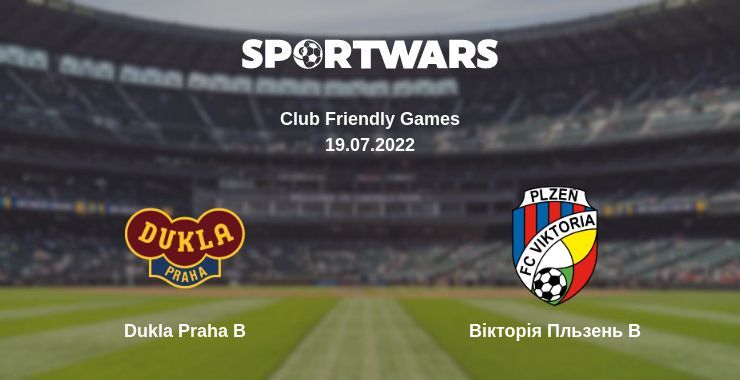 Dukla Praha B — Вікторія Пльзень B дивитись онлайн безкоштовно 19.07.2022