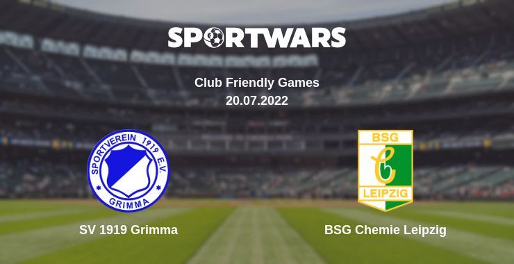 SV 1919 Grimma — BSG Chemie Leipzig дивитись онлайн безкоштовно 20.07.2022