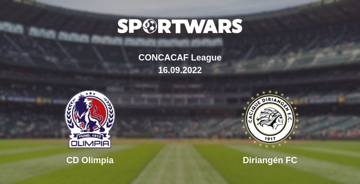 CD Olimpia — Diriangén FC дивитись онлайн безкоштовно 16.09.2022