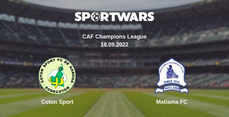 Coton Sport — Matlama FC дивитись онлайн безкоштовно 18.09.2022