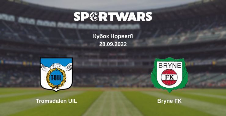 Tromsdalen UIL — Bryne FK дивитись онлайн безкоштовно 28.09.2022