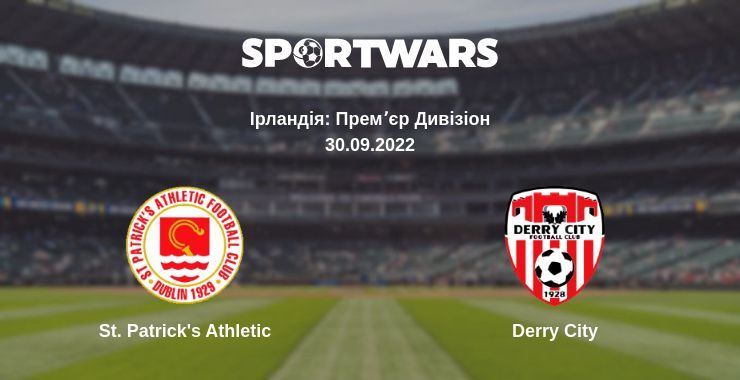 St. Patrick's Athletic — Derry City дивитись онлайн безкоштовно 30.09.2022