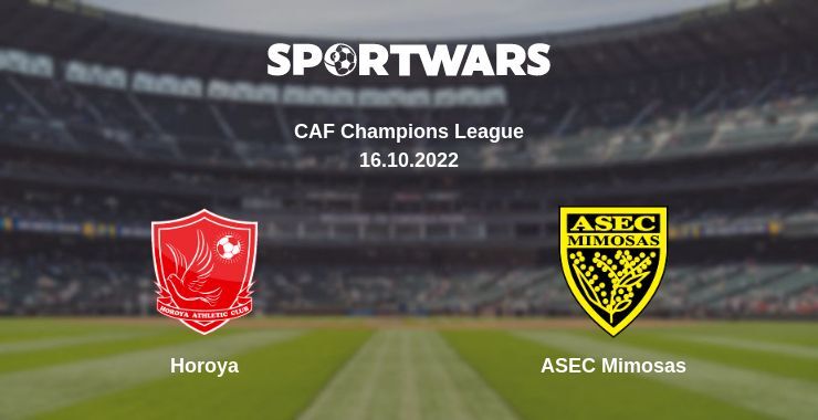 Horoya — ASEC Mimosas дивитись онлайн безкоштовно 16.10.2022