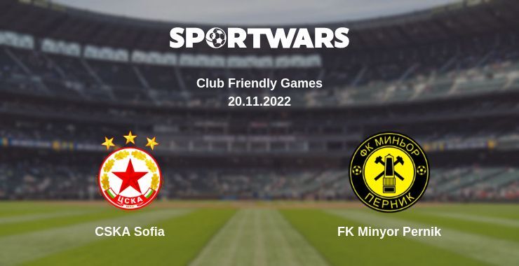 CSKA Sofia — FK Minyor Pernik дивитись онлайн безкоштовно 20.11.2022