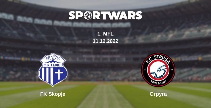 Результат матчу FK Skopje — Струга, 11.12.2022