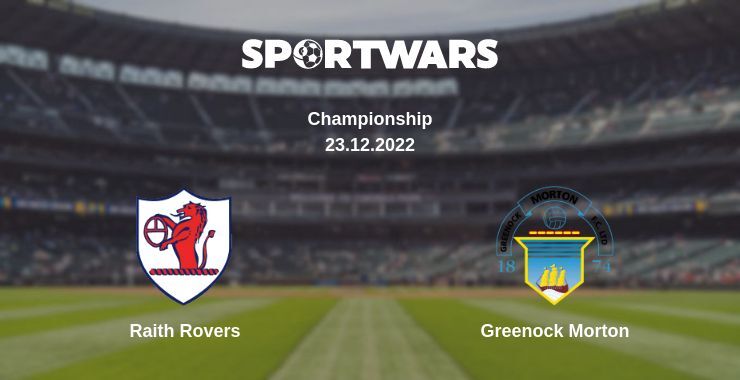 Raith Rovers — Greenock Morton дивитись онлайн безкоштовно 23.12.2022