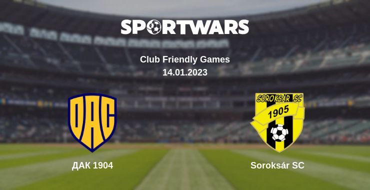 ДАК 1904 — Soroksár SC дивитись онлайн безкоштовно 14.01.2023