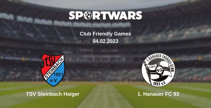 TSV Steinbach Haiger — 1. Hanauer FC 93 дивитись онлайн безкоштовно 04.02.2023