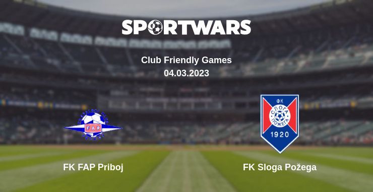 FK FAP Priboj — FK Sloga Požega дивитись онлайн безкоштовно 04.03.2023