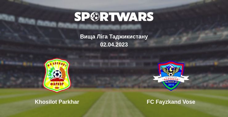 Khosilot Parkhar — FC Fayzkand Vose дивитись онлайн безкоштовно 02.04.2023