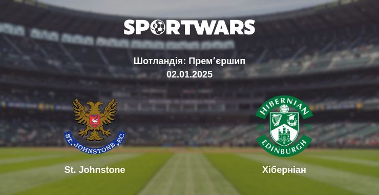 St. Johnstone — Хіберніан дивитись онлайн пряму трансляцію, 02.01.2025