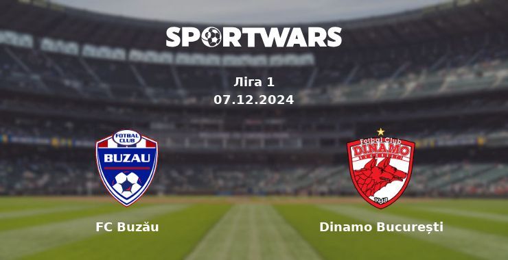 FC Buzău — Dinamo București дивитись онлайн безкоштовно 07.12.2024