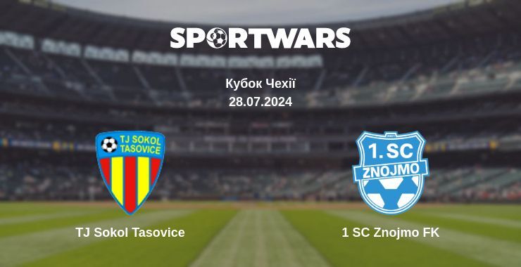 TJ Sokol Tasovice — 1 SC Znojmo FK дивитись онлайн пряму трансляцію, 28.07.2024