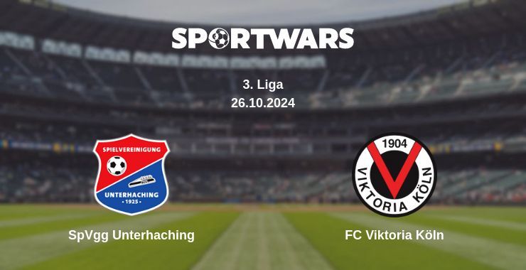 SpVgg Unterhaching — FC Viktoria Köln дивитись онлайн безкоштовно 26.10.2024