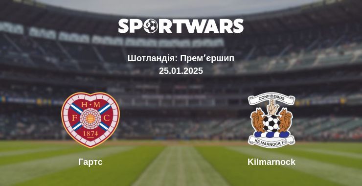 Гартс — Kilmarnock дивитись онлайн пряму трансляцію, 25.01.2025