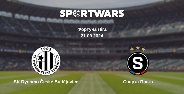 SK Dynamo České Budějovice - Спарта Прага, де дивитися онлайн трансляцію