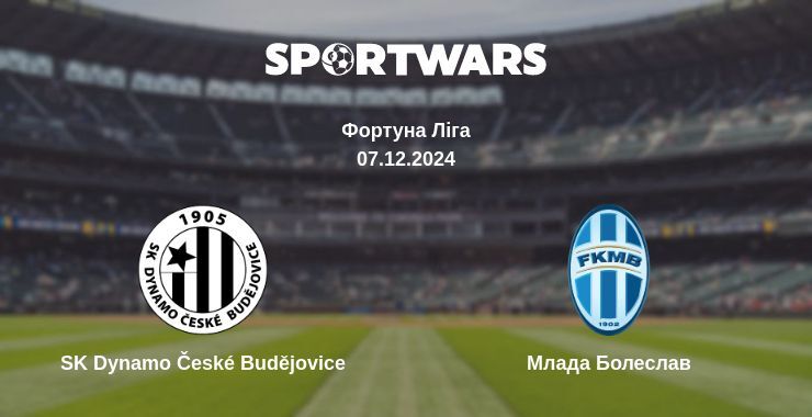 SK Dynamo České Budějovice — Млада Болеслав дивитись онлайн безкоштовно 07.12.2024