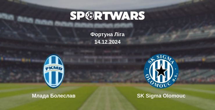 Млада Болеслав — SK Sigma Olomouc дивитись онлайн безкоштовно 14.12.2024