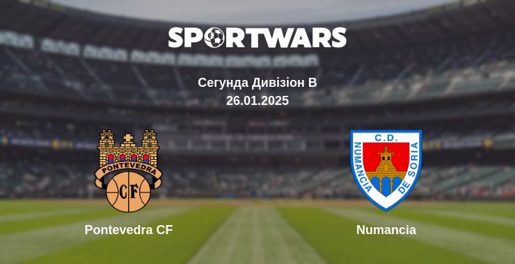 Pontevedra CF — Numancia дивитись онлайн пряму трансляцію, 26.01.2025