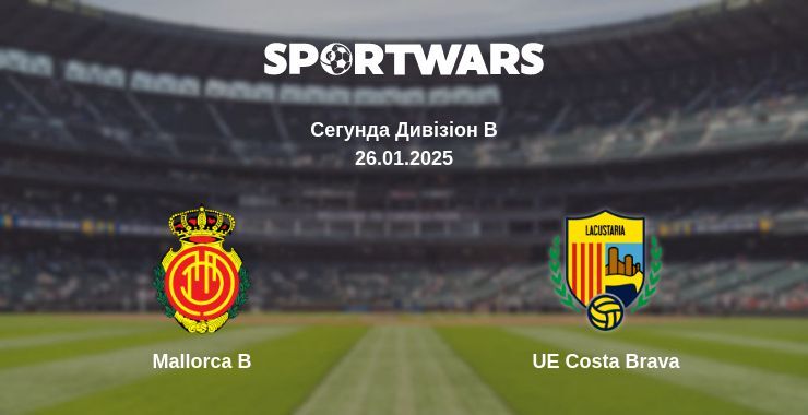 Mallorca B — UE Costa Brava дивитись онлайн пряму трансляцію, 26.01.2025