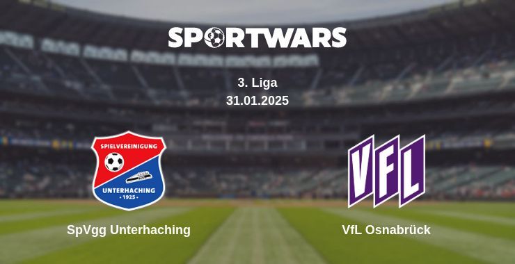 SpVgg Unterhaching — VfL Osnabrück дивитись онлайн пряму трансляцію, 31.01.2025