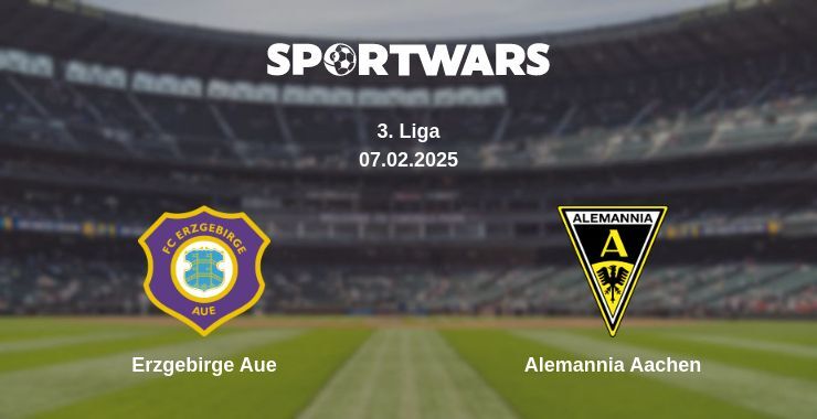 Erzgebirge Aue — Alemannia Aachen дивитись онлайн пряму трансляцію, 07.02.2025