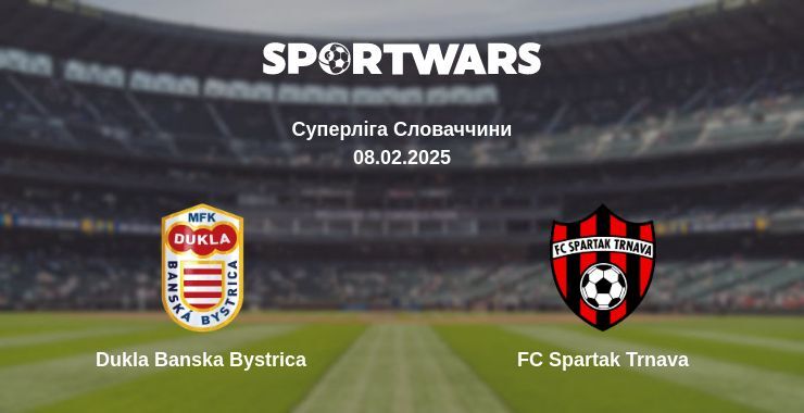 Dukla Banska Bystrica — FC Spartak Trnava дивитись онлайн пряму трансляцію, 08.02.2025