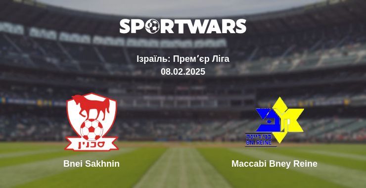 Bnei Sakhnin — Maccabi Bney Reine дивитись онлайн пряму трансляцію, 08.02.2025