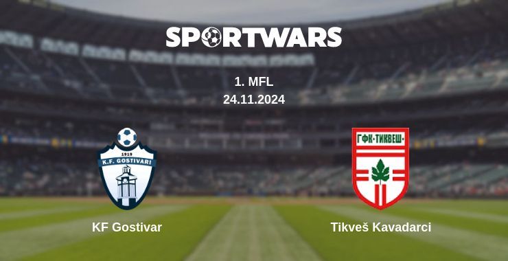 KF Gostivar — Tikveš Kavadarci дивитись онлайн безкоштовно 24.11.2024