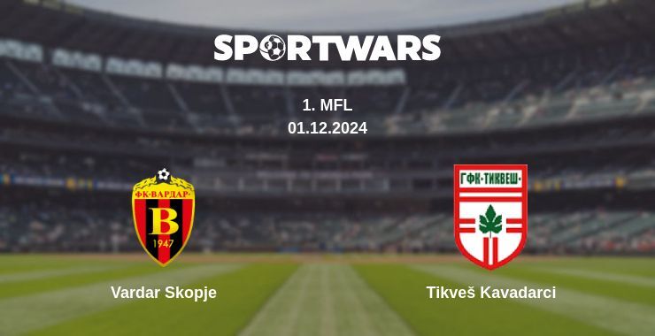 Vardar Skopje — Tikveš Kavadarci дивитись онлайн безкоштовно 01.12.2024