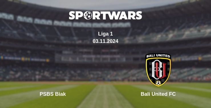 PSBS Biak — Bali United FC дивитись онлайн безкоштовно 03.11.2024